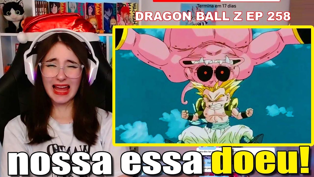 cátia reagindo a (Dragon Ball Z - EP 204) O Inicio da Saga Majin Boo 