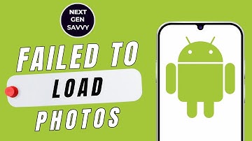 How to fix failed to load photos in your android