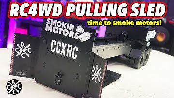 RC4WD Intimidator Pulling Sled Unboxing and New Custom Graphics