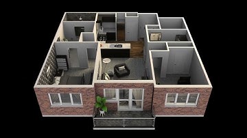 Flat Walkthrough Video || 3D Animation Video ad