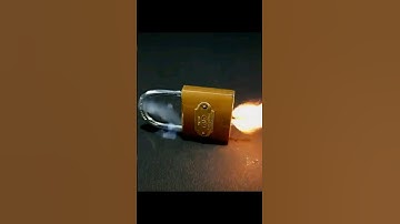 Way To Open A Lock With Matches #dclever#experiment#matchbox #video #shorts