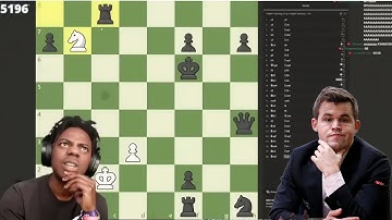 Speed Using His Brain While playing Chess With Magnus Carlsen |Ishowspeed