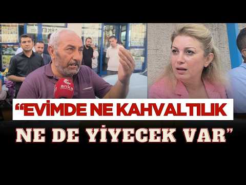 Citizen complaining to New Party member Asu Kaya: "I have no breakfast items or food in my house"