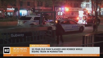 Subway rider slashed and robbed