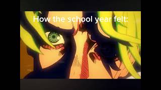 How The School Year Felt Jojos Bizarre Adventure Meme Made In Heaven Clip