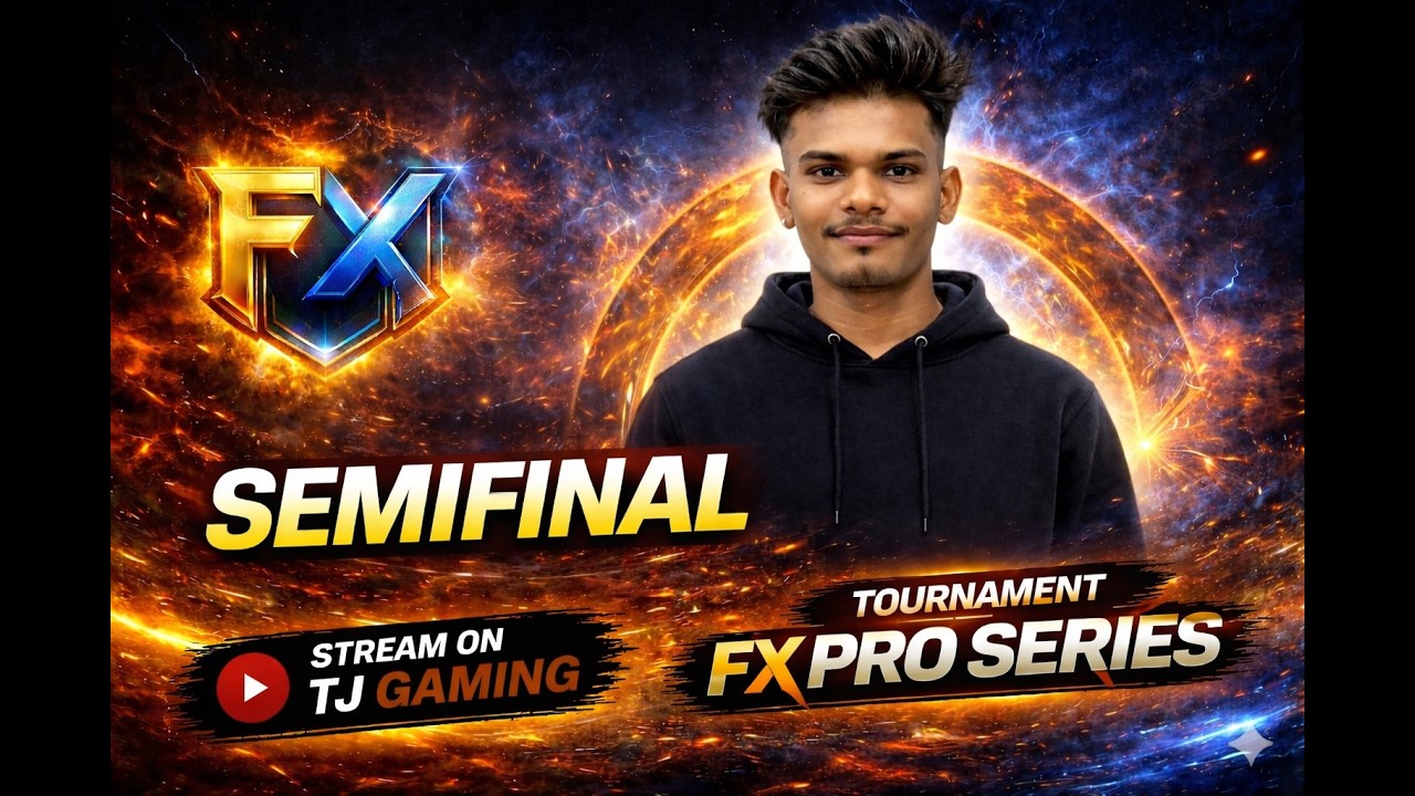 🛑[Live] FX PRO SERIES SEMI FINAL |TJ GAMING - YouTube
