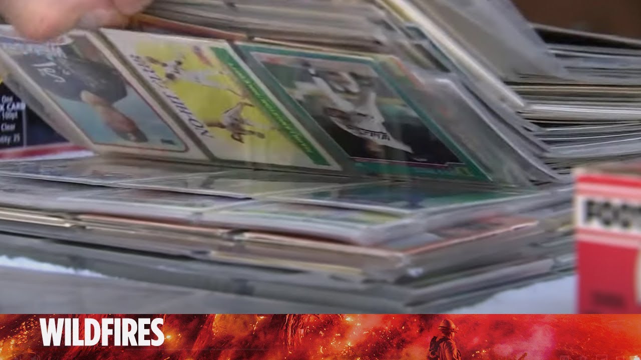 CAL FIRE, community replace California girl's baseball card collection destroyed by wildfire