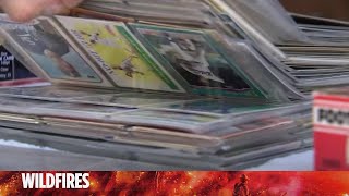 CAL FIRE, community replace California girl's baseball card collection destroyed by wildfire