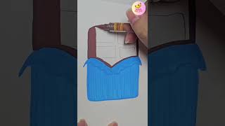 Relaxing Chocolate Coloring ASMR | Banana Beep Beep EP223 #art #asmr #drawing #satisfying #relaxing
