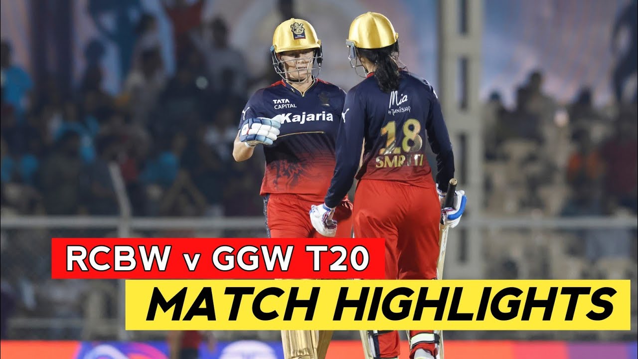 RCB vs GG 16th Match WPL 2023 Highlights Women IPL Highlights 2023 Cricket wpl 2023 highlights