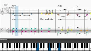 Everything Changes from Waitress The Al By Sara Bareilles  Easy Piano Tutorials With S