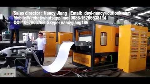 ps thermocol food container machine, PS foam food box production line