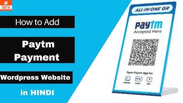 How to Integrate Paytm Payment Gateway in Wordpress Website in Hindi
