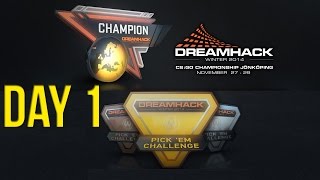 CS:GO Pick'Em Challenge Day 1 - DreamHack Winter 2014