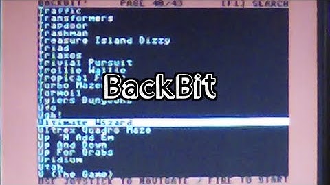 My first promo video for BackBit (Low Quality)