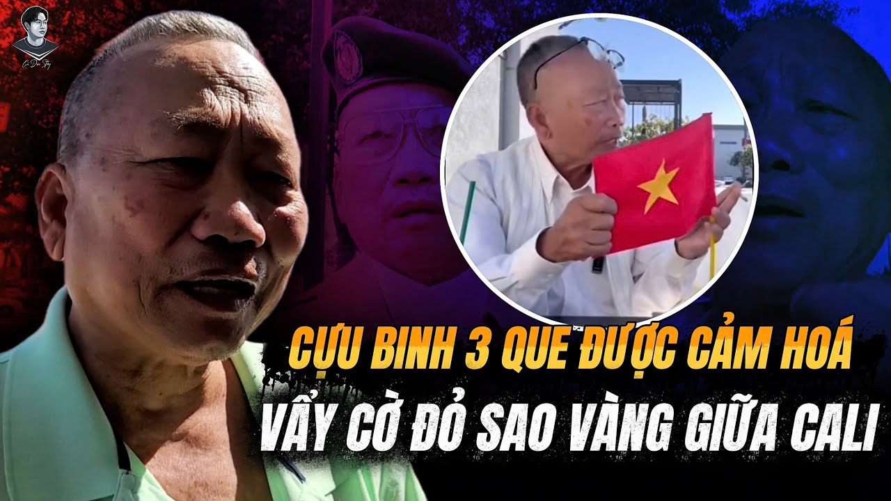 SAU CÂU “HẬU DUỆ 3WE KO BẰNG HẬU…”, CỰU BINH VNCH VẪY CỜ ĐỎ GIỮA CALI - AI CẢM HÓA N.N. LẬP?