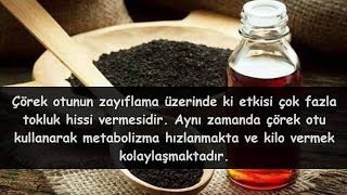 Çörek Otu İle Hızlı Zayıflama