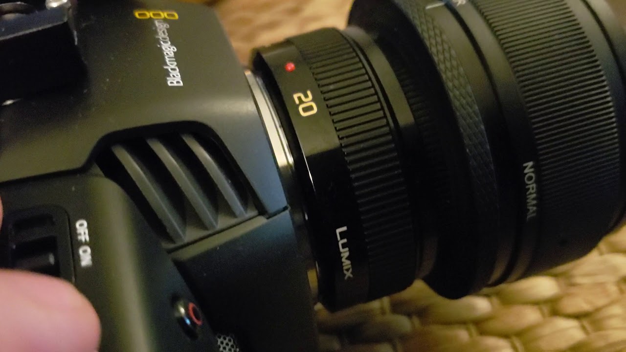 Blackmagic pocket cinema camera 4k continuous focus - YouTube