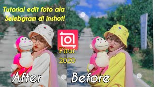 Tutorial edit foto keren di aplikasi Inshot || efek awan hijau pekat screenshot 2