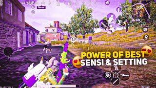 POWER OF BEST SETTING & SENSITIVITY ❤️⚡ PUBG LITE Montage | OnePlus,9R,9,8T,7T,8,10,NeverSettle screenshot 3