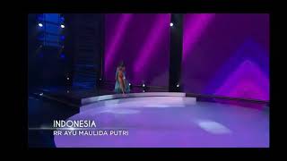 MISS UNIVERSE INDONESIA AYUMA SO CONFIDENT CATWALK AND VERY GORGEOUS SWIMSUIT COMPETITION 2020😍