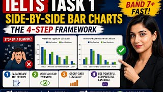 IELTS Task 1: How to Describe Double Bar Charts Without Data Dumping