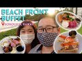 Luxury BEACH FRONT BUFFET in Honolulu, Hawaii🌴 || Eat with us during SUNSET [VLOG]!
