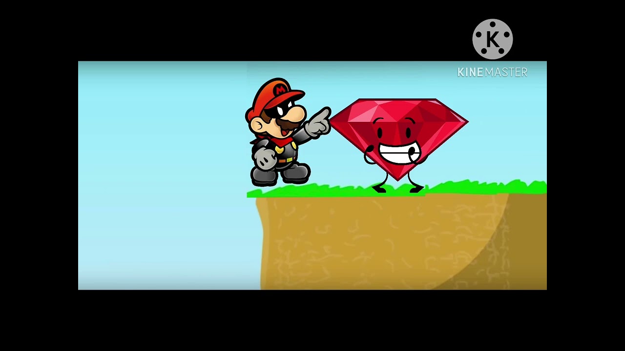 Ruby (BFDI) Kills 5: Mr. M (An Evil Mario Clone)