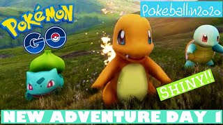 Pokemon Go | NEW ADVENTURE DAY 1 | SHINY CAUGHT screenshot 5