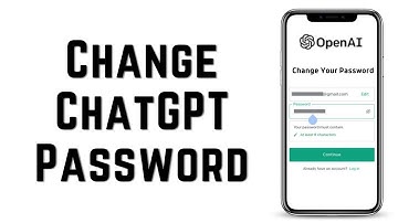 How to Change Your ChatGPT Login Password