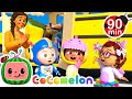 Halloween Wheels on the Bus - Spooky Costume Dress Up Song | CoComelon | Nursery Rhymes for Babies