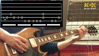 Beating Around The Bush - AC/DC Guitar Riff Mini Tutorial