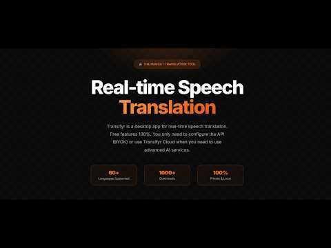 Transifyr.app - Real-time Speech Translation