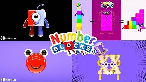 NUMBERBLOCKS Quadparison Part 95 | 3D Blender Lab