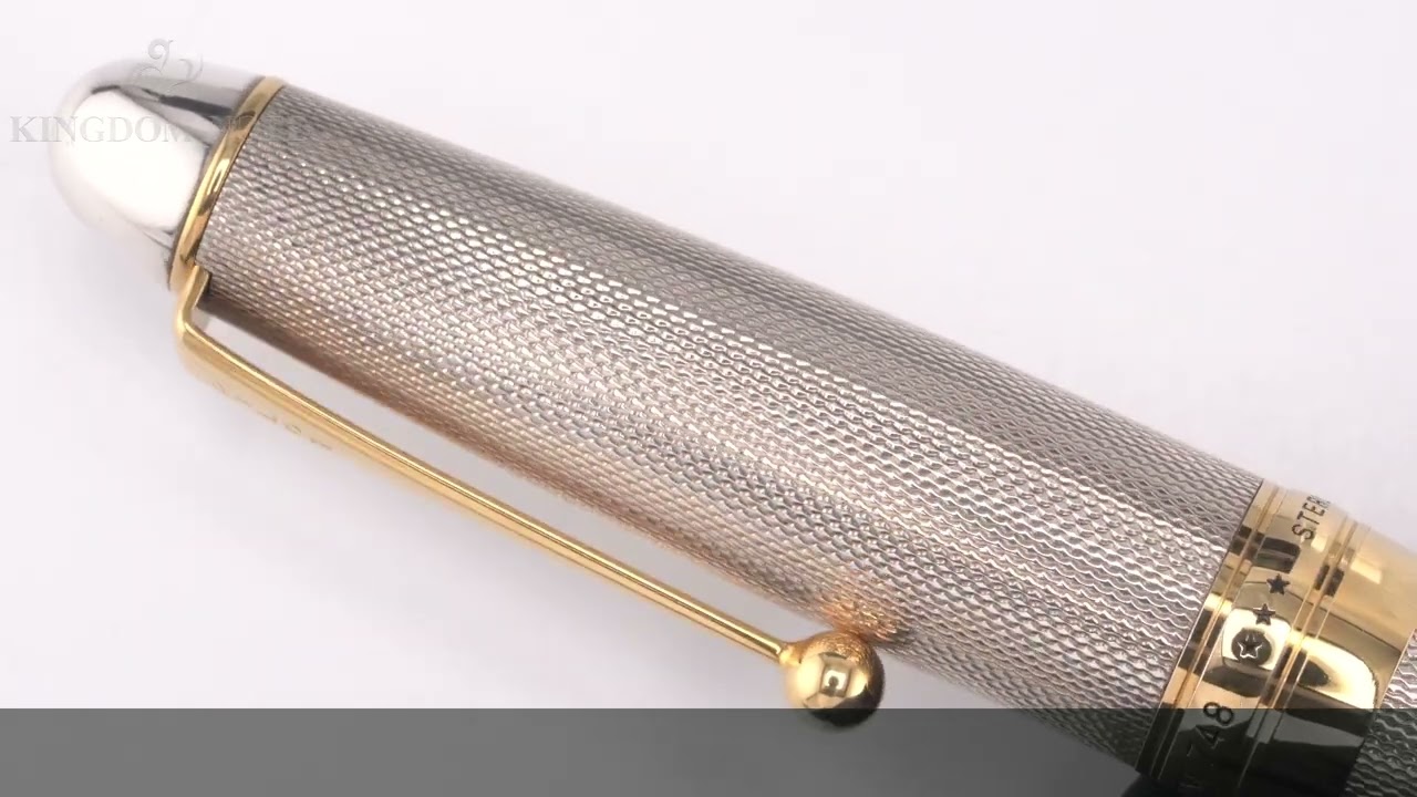 PILOT パイロット 万年筆 カスタム748 スターリングシルバー バーリィコーン 中字