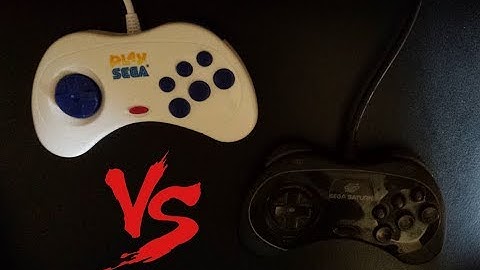 Play Sega vs Original Sega Saturn Controller