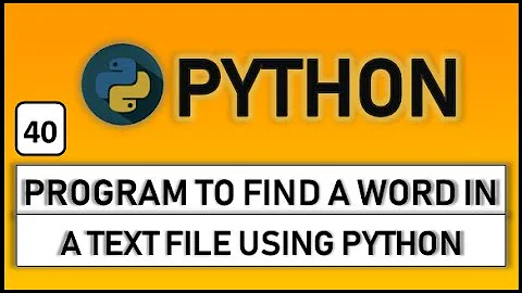 finding word in a text file using python