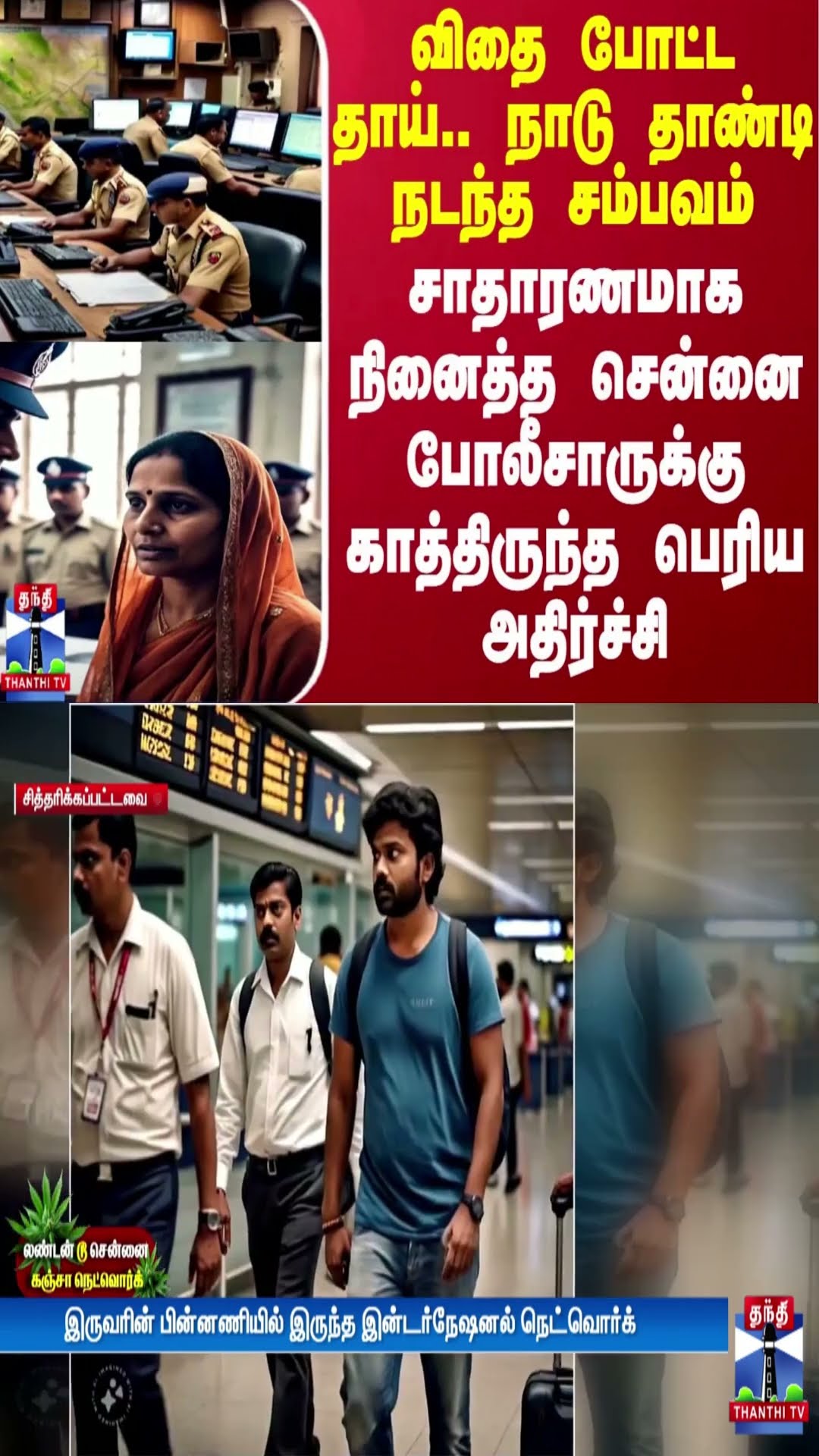 விதை போட்ட தாய்.. நாடு தாண்டி நடந்த சம்பவம் - சாதாரணமாக நினைத்த சென்னை போலீசாருக்கு பெரிய அதிர்ச்சி
