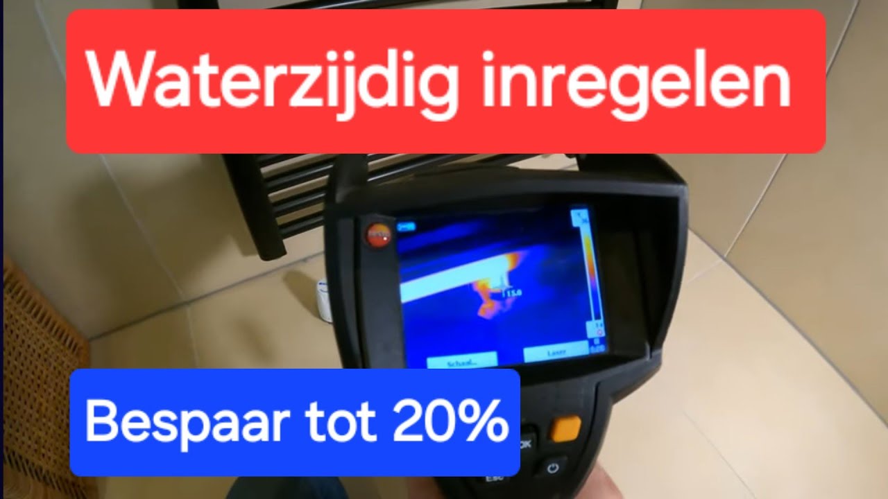 Hoe kan je zelf waterzijdig inregelen..