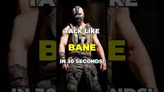 How To Talk Like Bane | Voice Impression Tutorial #voiceimpression #darkknight #batman #bane