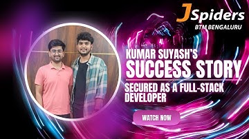 Kumar Suyash’s Success Story Secured as a FULL-STACK developer