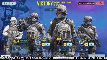 How to WIN UNDEAD SIEGE ZOMBIES HARD MODE everytime in COD Mobile