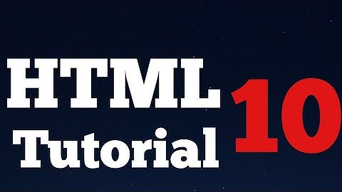 HTML tutorials for beginners -10- One-line text box
