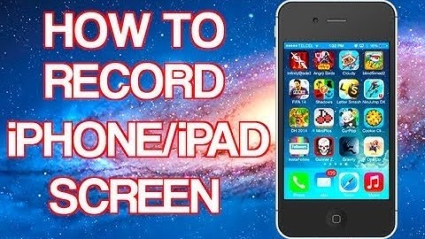 How To Record Your IOS Device Screen! (Without Jailbreak)