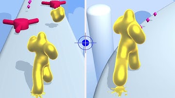 Best Funny Blob Runner 3D All Levels Gameplay Walkthrough Level 23 Android , iOS  👍  NOOB vs PRO vs