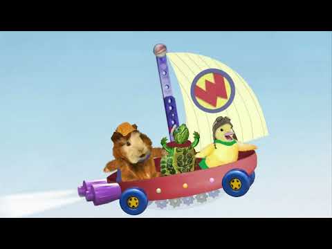 animals in a boat (that flies)