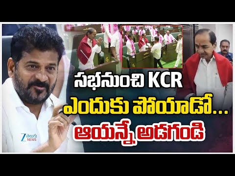 CM Revanth Reddy Chit Chat Live | TG Assembly LIVE: సభనుంచి KCR ఎందుకు పోయాడో... ఆయన్నే అడగండి - ZEE24TELUGUNEWS