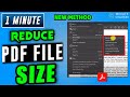 Reduce PDF Size in Adobe Acrobat 2025 📄