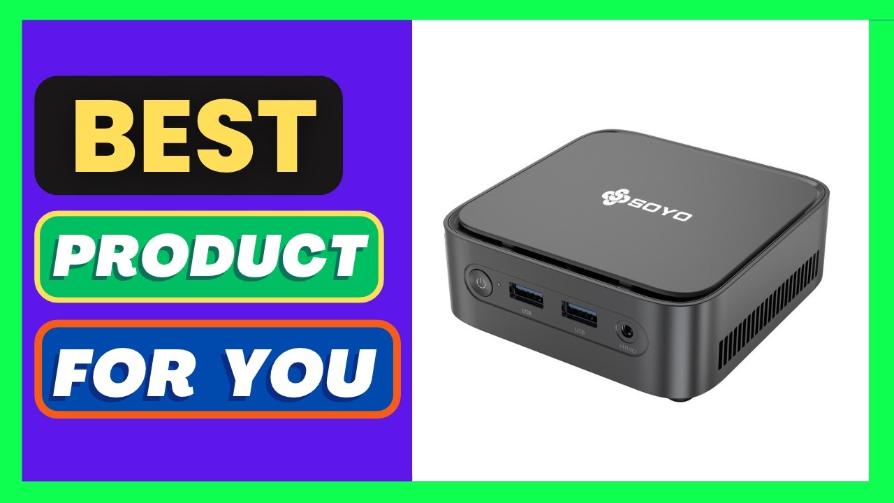 SOYO M4 Power Mini PC AMD Ryzen 3 3250C 8GB DDR4 256GB - YouTube