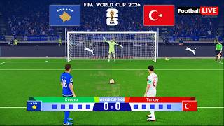 KOSOVO vs TURKEY - Penalty Shootout - Qualifiers FIFA World Cup 2026 | Simulation PES